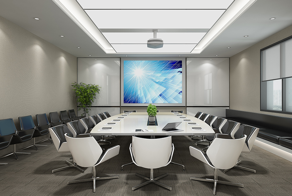 上海亞數信息科技辦公會議室裝修設計效果圖