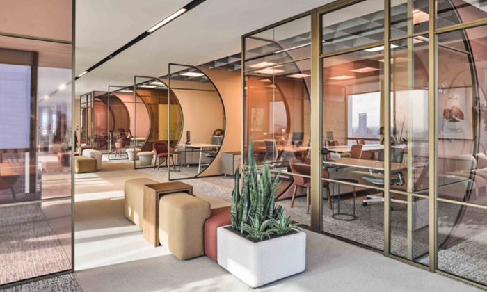 上海辦公室裝修公司來訪接待區 上海辦公室裝修公司來訪接待區