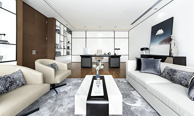 上海科技風總經(jīng)理辦公室裝修設計