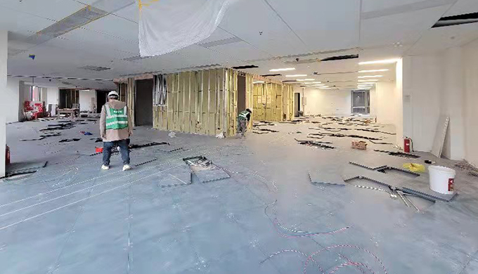 漕河涇桂林高智科技大廈辦公室裝修現(xiàn)場隨拍 漕河涇桂林高智科技大廈辦公室裝修現(xiàn)場隨拍