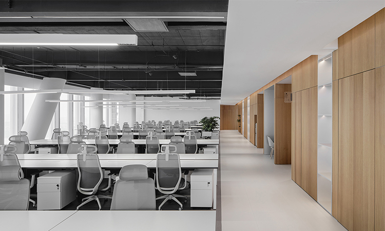 上海員工區辦公室裝修設計效果