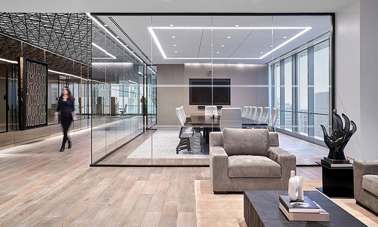 中空玻璃辦公室裝修設計