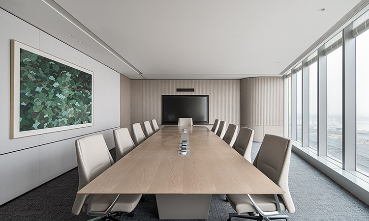 上海辦公室裝修公司會議室設計作品