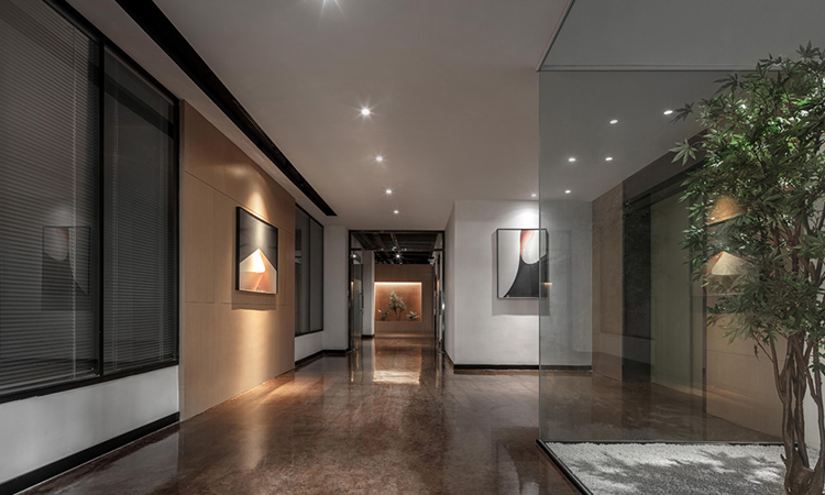 上海辦公接待區裝修設計環境