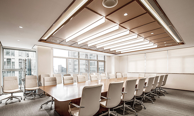 上海專業級辦公室裝修公司大型會議裝修效果