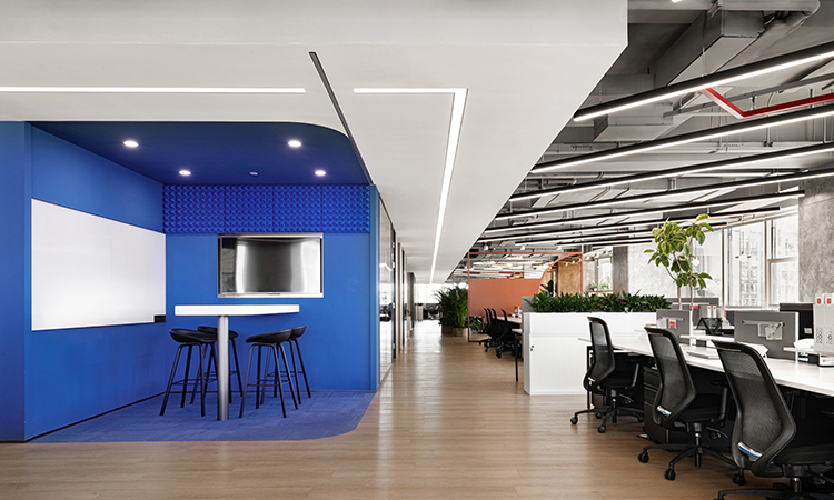 上海辦公室裝修施工現場竣工照 上海辦公室裝修施工現場竣工照