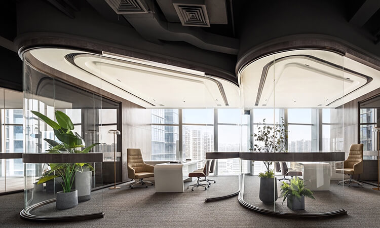 上海現代輕奢辦公室設計風格