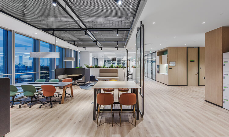 辦公室裝修設計環境效果圖