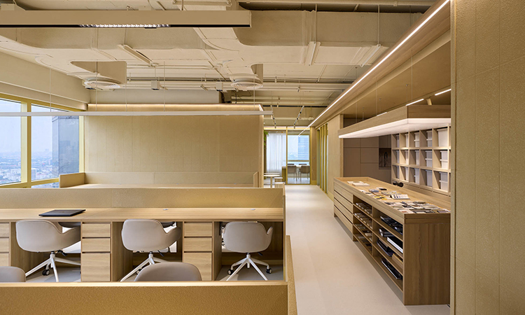 員工辦公區(qū)動(dòng)線設(shè)計(jì)效果圖