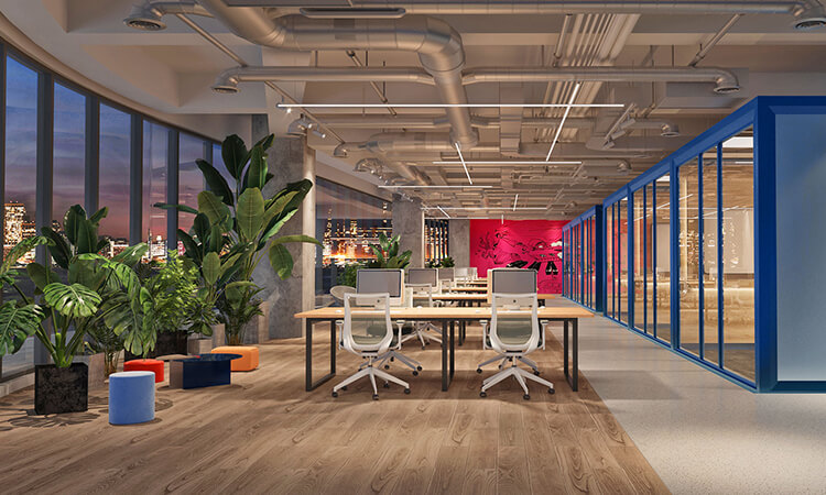 員工辦公區裝修效果