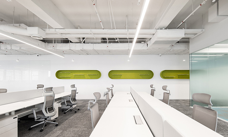 辦公室設(shè)計效果圖還原完工照