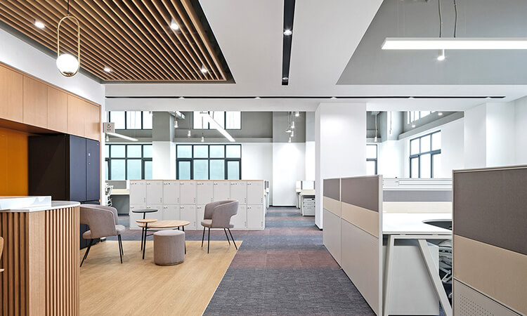 開放式辦公室裝修完工照片