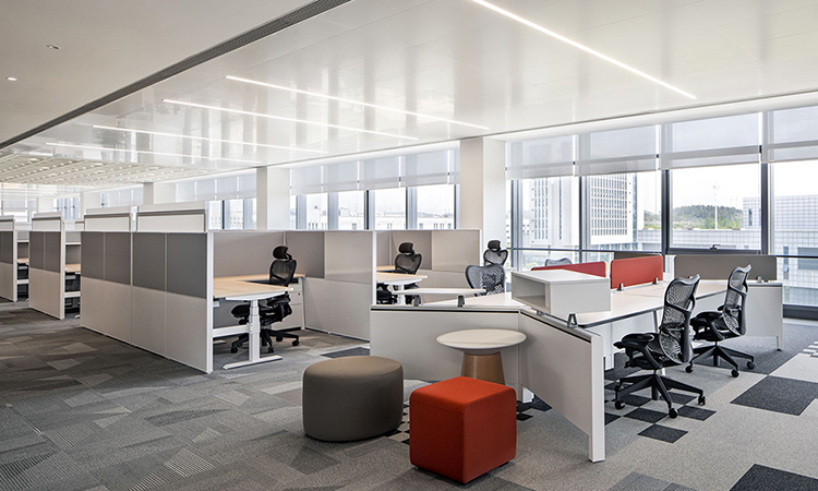 辦公室工位照明設計效果