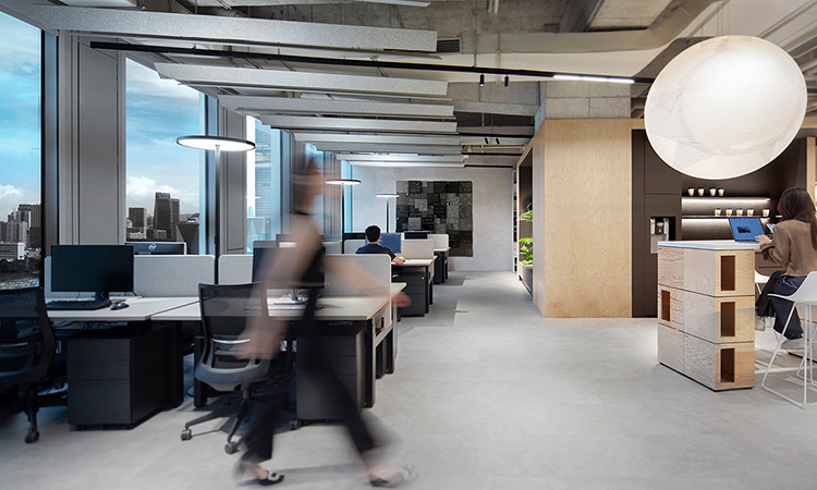 上海福安大廈辦公室翻新效果