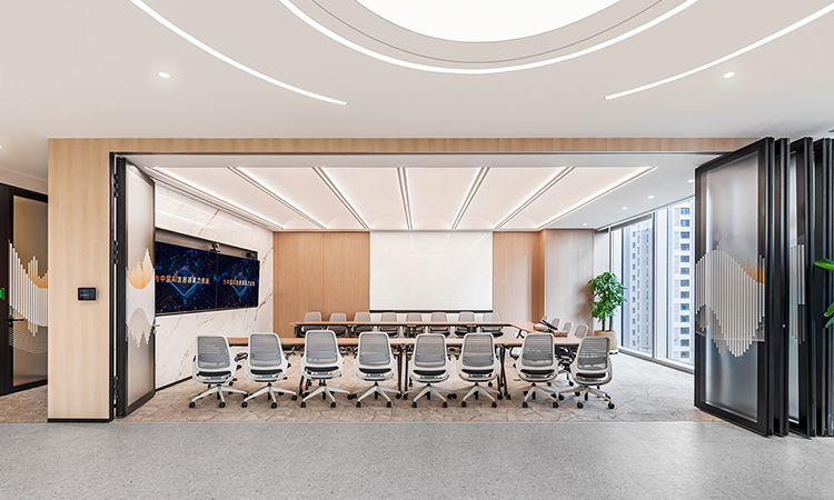 上海辦公室裝修竣工現場