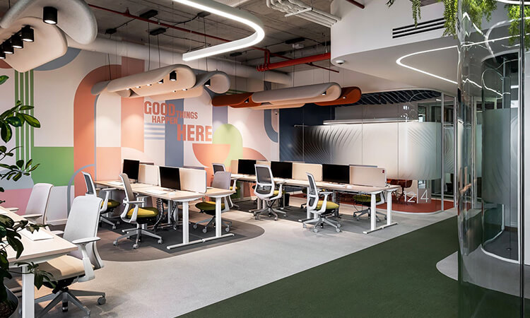 上海530平米現代風辦公室